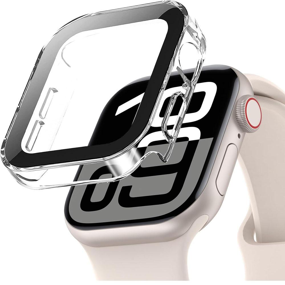 Screen Protector for Apple Watch Case 46mm 42mm 45mm 44mm 49mm 41mm 40mm Tempered Glass iWatch Series 10 7 8 9 SE 6 5 4 Ultra 2