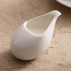 2 Piece Glazed Surface Gravy Boats Tip Spout Sauce Dispenser Multi-functional Little Milk Cup  Cafe