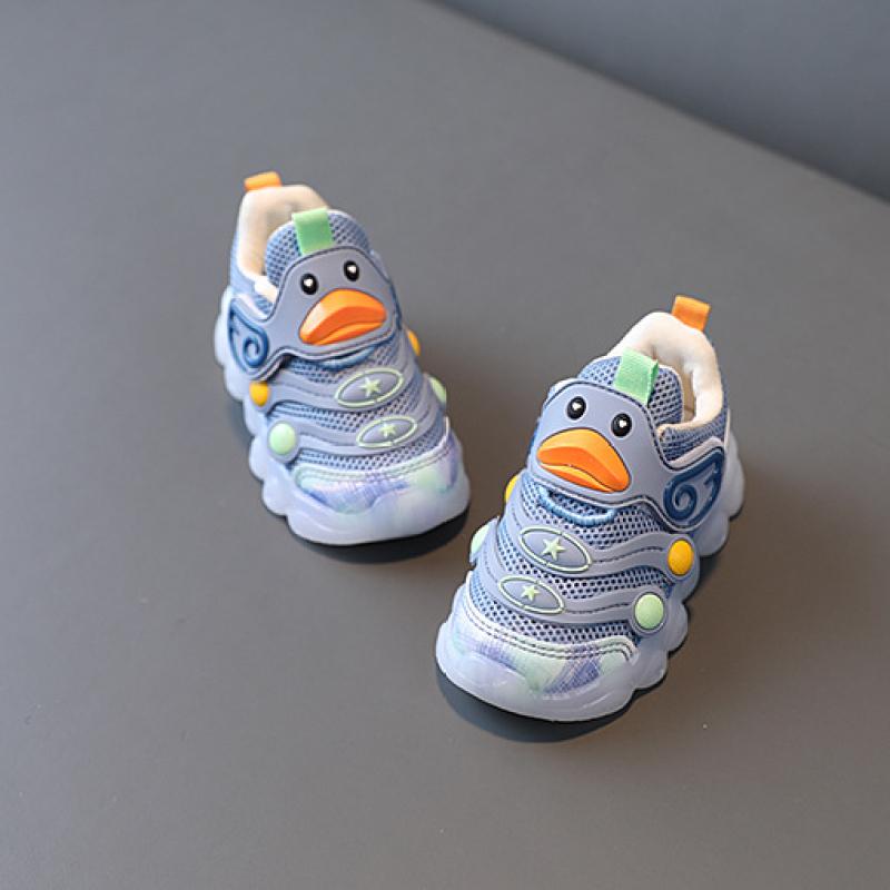 TWINFLAMES Детская обувь со светодиодной подсветкой, новинка 2022 года, весенняя новая обувь для мальчиков и девочек, обувь с дышащей сеткой, детская обувь с мягкой подошвой, детская обувь для малышей