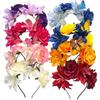 Butterfly Design Flowers Headband Handmade Rose Flower Crown  For Women Girl