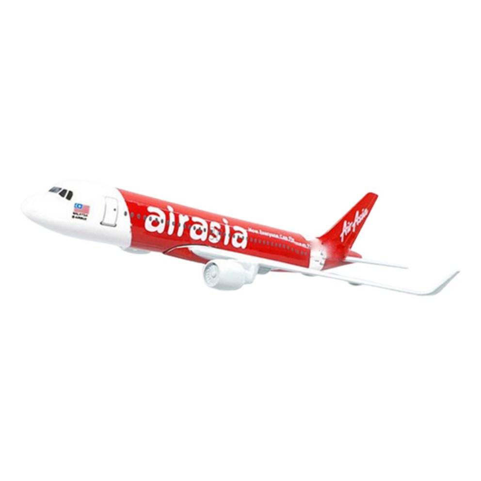 Премиальная литая модель самолета AirAsia A320, 16 см