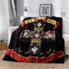 Guns N Roses Hard  Rock Band Blanket,Soft Throw Blanket for Home Bedroom Bed Sofa Picnic Travel Office Rest Cover Blanket S#(2)