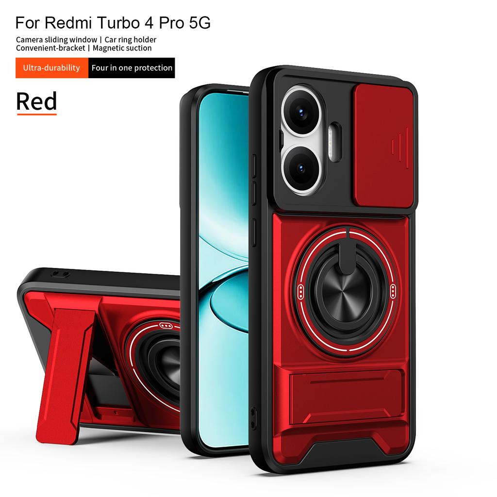 Чехол для Xiaomi Poco F7 Чехол Poco F7 Чехол для телефона Poco F7 Магнитный складной держатель Magsafe Военная броня Защитная крышка для камеры