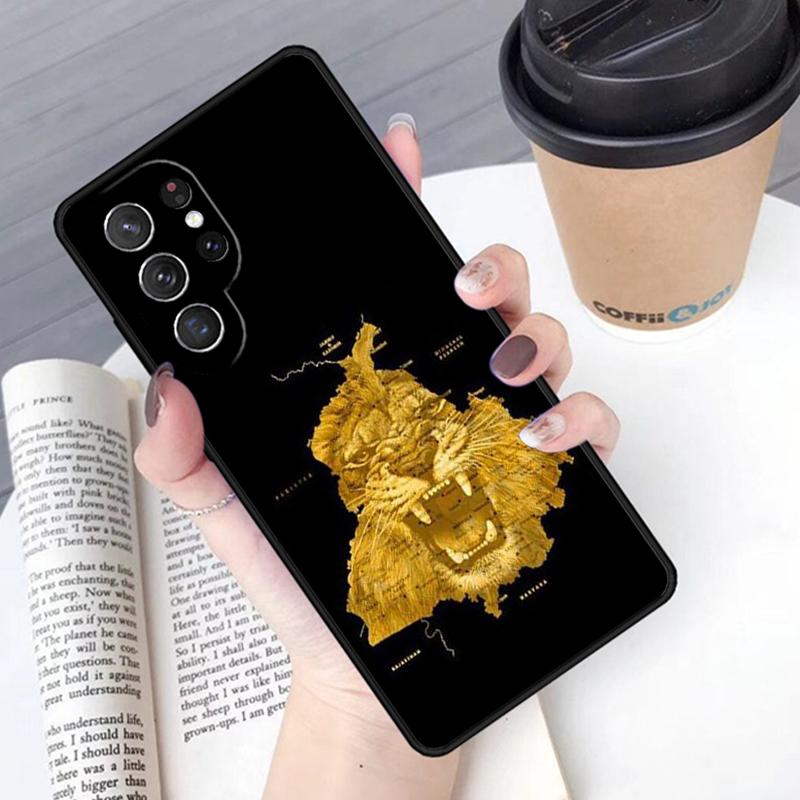Карта Пенджаба Чехол для телефона Для Samsung Galaxy S24 S25 Ultra S21 S22 Ultra S10E Note 10 Plus Note 20 FE S23