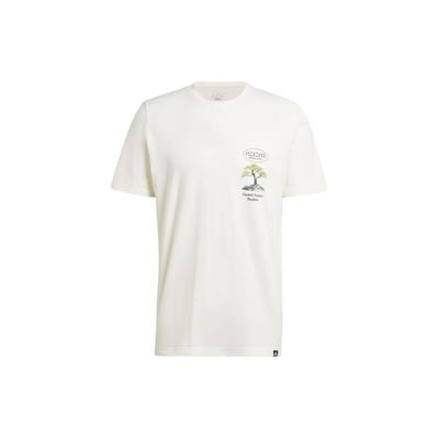 adidas Футболка с рисунком роста Off White для мужчин в уличном стиле IM8265