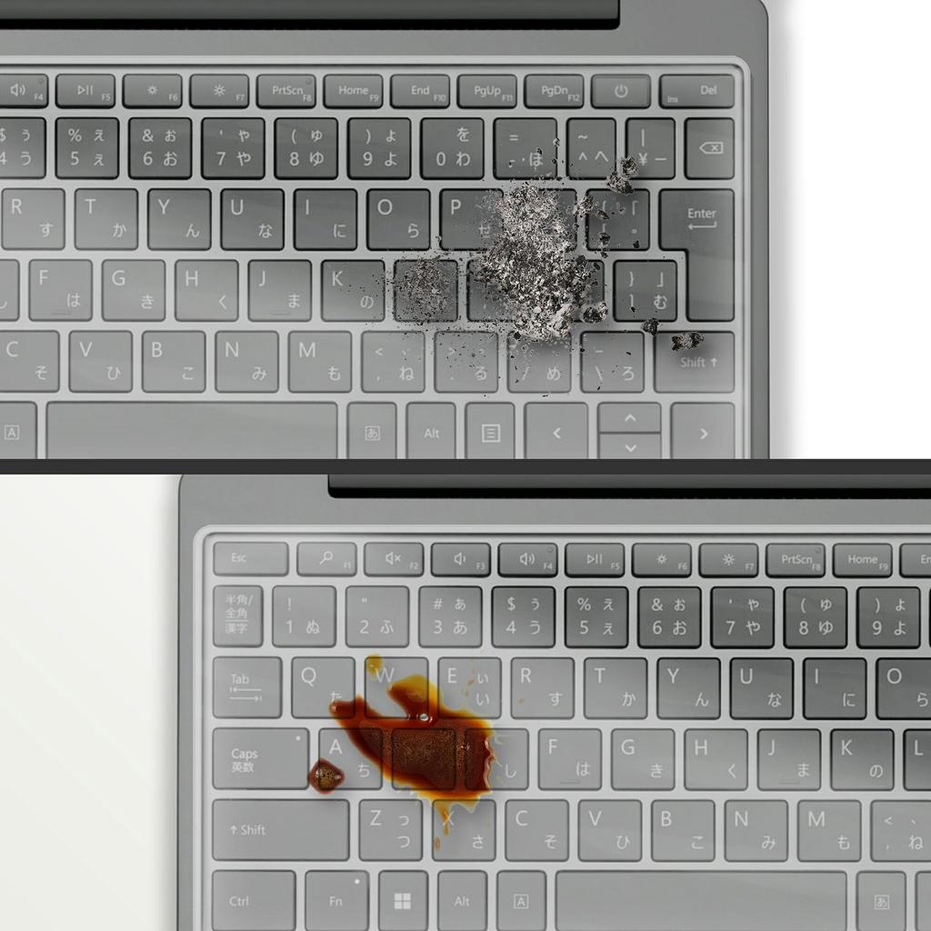 ClearView Keyboard Cover Protective Film for Microsoft Surface Laptop 13 Inch 2025 Model Made In Japan [Quiet]