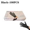Disposable Nitrile PVC Gloves Black Thick Durable Waterproof Protective for Household Cleaning Dishwashing KitchenBathroomToilet