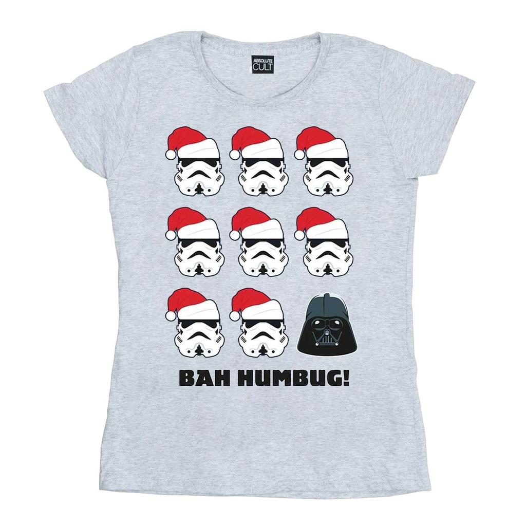 STAR WARS Женская хлопковая рождественская футболка "Humbug"