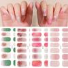 1 Sheet Full Wraps Nail Decals Nail Polish Strips Stickers DIY Glitter Nail Adhesive Nail Art Sticker for Women Girls