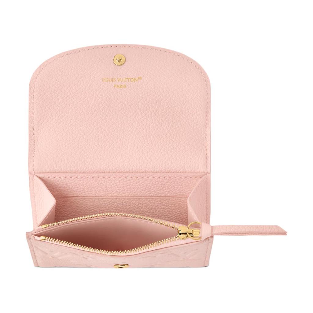 Louis Vuitton Кошелек женский из кожи с застежкой-кнопкой и монограммой Rosalie, розовый M26894
