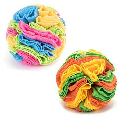 Игрушка для работы с носом Bodmi Pet Dog Snack Ball, салат + леденец M