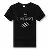 Funny Drugs The Line King Design Подарочная футболка Причудливые футболки на день рождения Топы с короткими рукавами Футболка Хлопковая футболка унисекс Унисекс