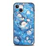 Чехол для телефона для iPhone 17 16 15 14 13 12 Pro Max 11 Pro Max 17 AIR Plus Ударопрочный Мягкий ТПУ Корпус Роскошный Толстые Пингвины Искусство