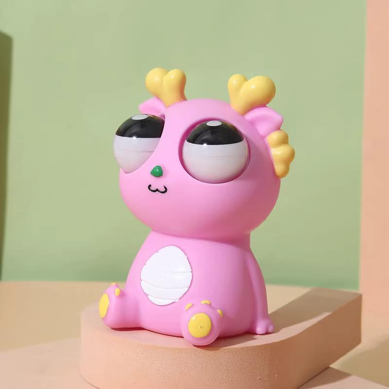 Игрушка-антистресс Dao Le Ge Pop-Eye Dragon - Снятие стресса, сжимайте и щипайте для креативных детских розыгрышей
