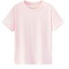 Женская однотонная футболка Semir с круглым вырезом и короткими рукавами