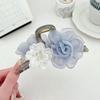 2Pcs 2026 New Chinese Style Flower Mesh Gripper Women Camellia Large Back of Head Shark Clip  Mesh Gripper