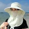 Маска для лица Женская шляпа от солнца Маска для выреза горловины Шляпа для сбора чая Кепка для работы в поле Кепка-маска для лица Работа в поле