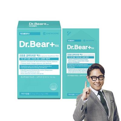 Дэвунг Фармасьютикал Доктор. Bear RX Liposomal Glutathione Max 30p, 11,3 г, 1 ед., корейская здоровая пища