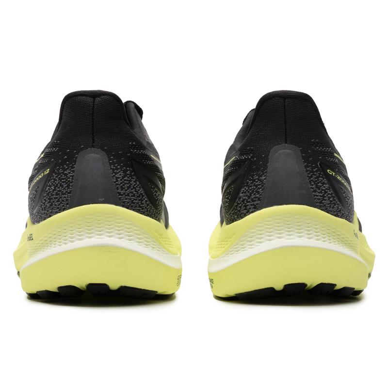Asics Мужские кроссовки GT 2000 12 Black Glow Yellow 1011B691-003