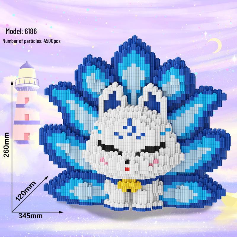 Год Дракона: Строительные блоки «Единорог-Дракон» в китайском стиле — развивающая головоломка для детей