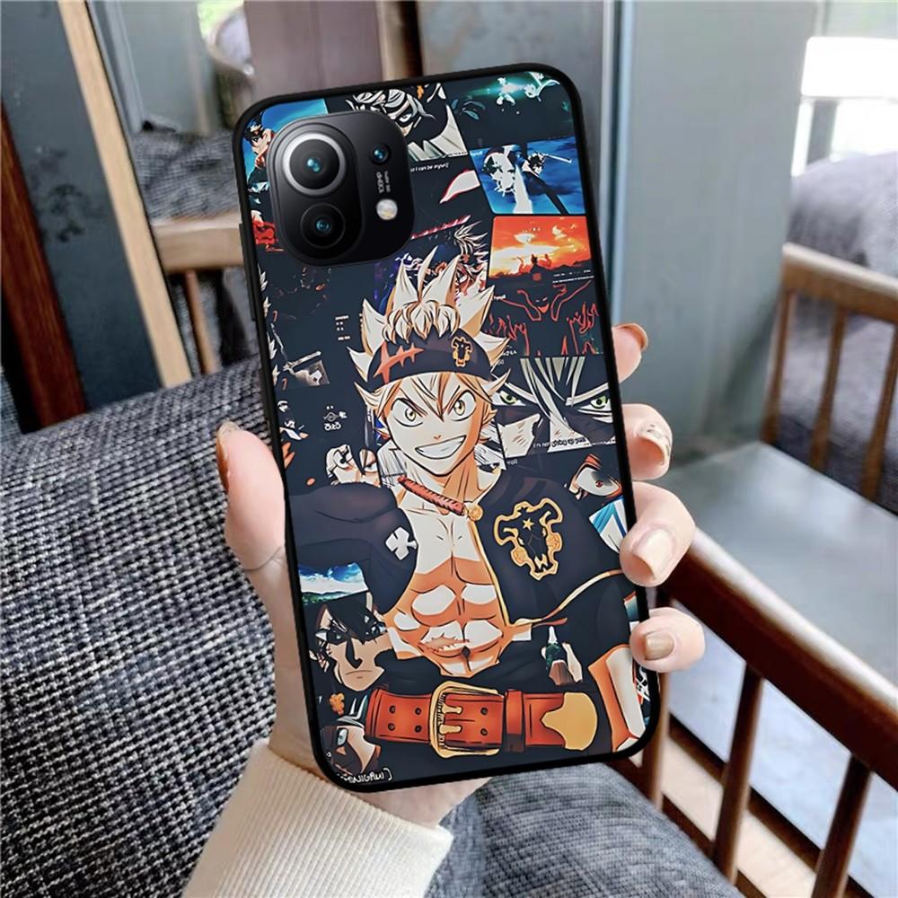 Чехол для телефона Black Clover для Xiaomi Mi 5X 8 9 10 11 12 Lite Pro 10T PocoX3pro PocoM3 Note 10 Pro Lite
