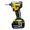 Аккумуляторный ударный шуруповёрт Makita (желтый) 18 В 6 Ач 2 батареи, зарядное устройство, чехол в комплекте TD173DGXFY