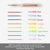 Pentel Art Multi Lead Pens with Refill XPH804ST 8, 8-Color Set,