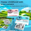 Children's Instant Camera With Front And Rear Cameras, 2.4-inch High-definition Screen, Children's Printing Camera