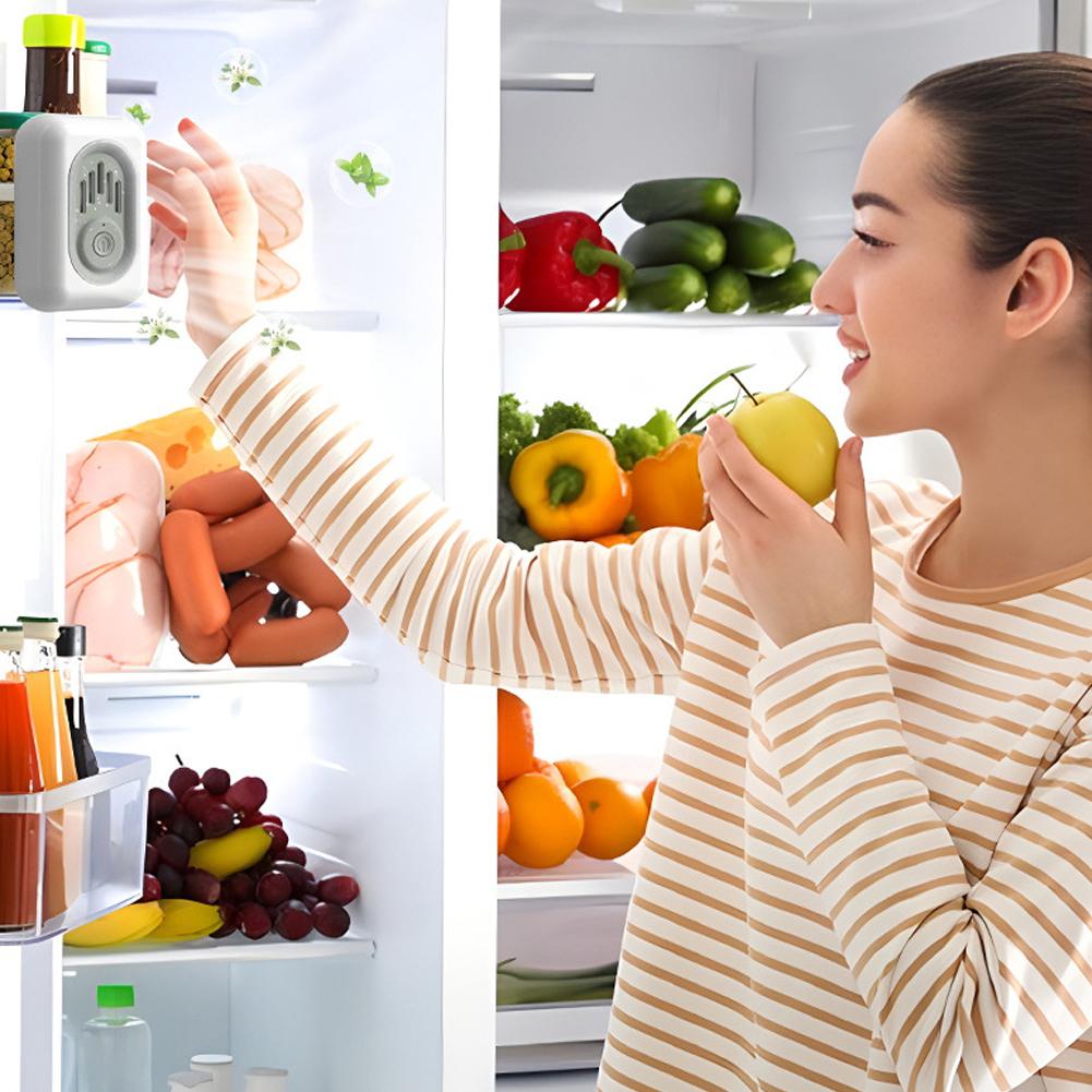 Портативный дезодорант для холодильника с зарядкой через USB, портативный поглотитель запахов, универсальный для холодильника, автомобиля, шкафа, гардероба