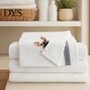 Cute Kitchen Decor Puppy Tea Towel, Embroidered Corgi Dachshund Dish Absorbent Decorative Hand Towels for Bathroom Quick Dry Towel Dog Lovers