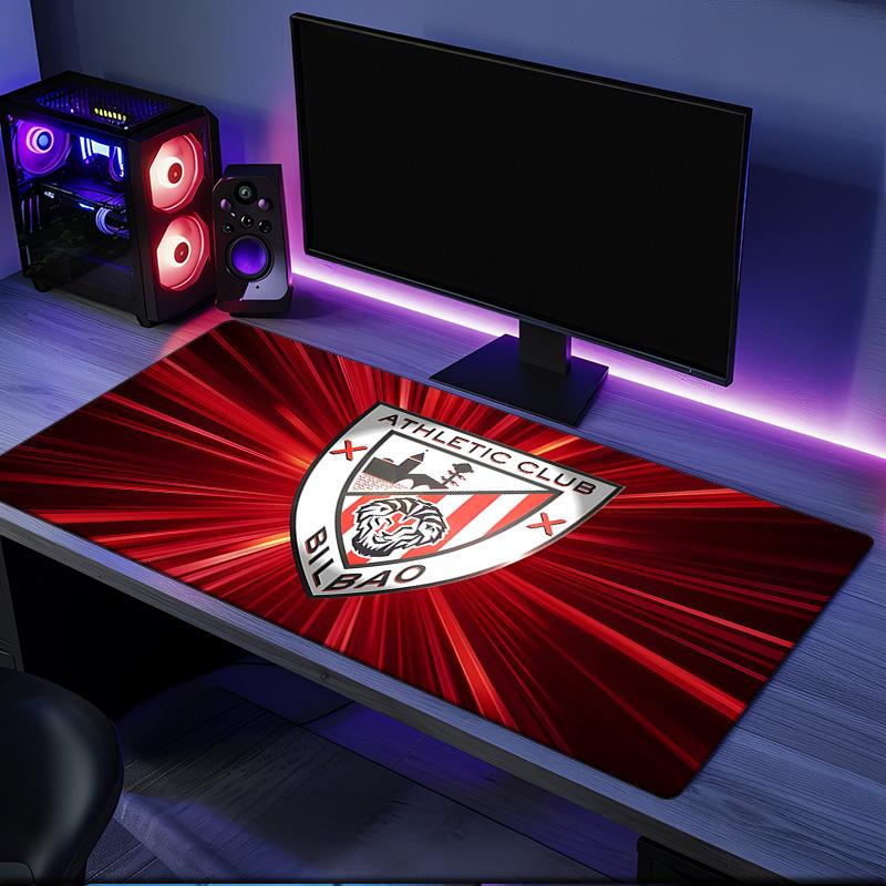 Athletic Club Bilbao Crest Mouse Pad, Rubber Base, Mouse Pad for Gamers and Office Use, Gaming Desk , Easy To Clean Mat Christmas fan gifts