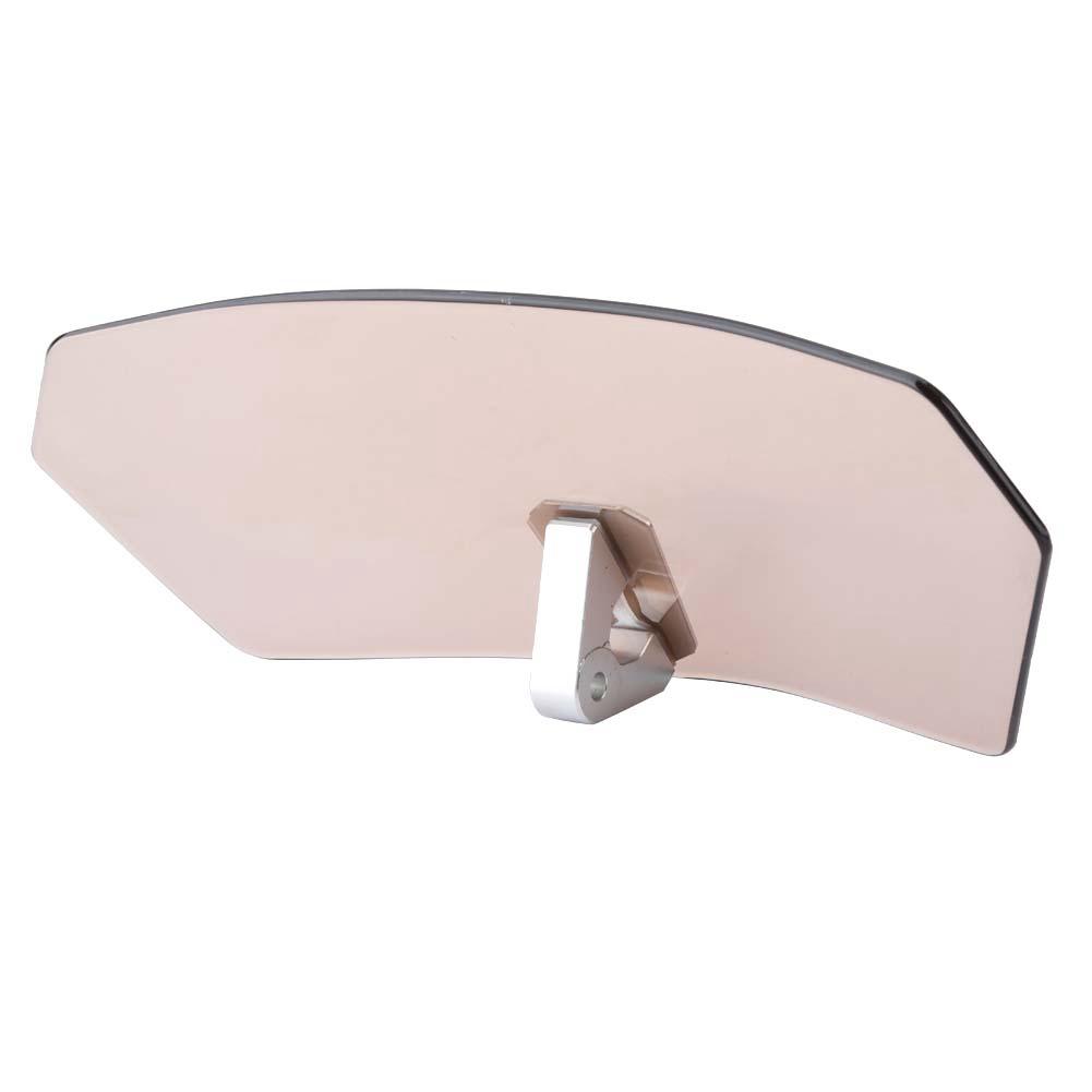 Universal Motorcycle Adjustable Windscreen Wind Deflector Windshield (Tawny)