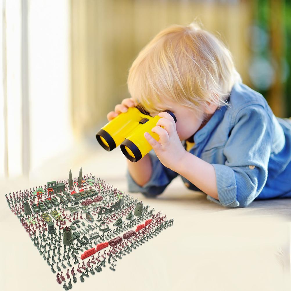 519 Pcs Mini Soldier Men Toy Soldier Playset with Accessories Mini Soldier Model Toys Action