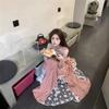 Французское клетчатое ретро платье-топ летнее темпераментное новое с поясом сшитое платье облегающее платье