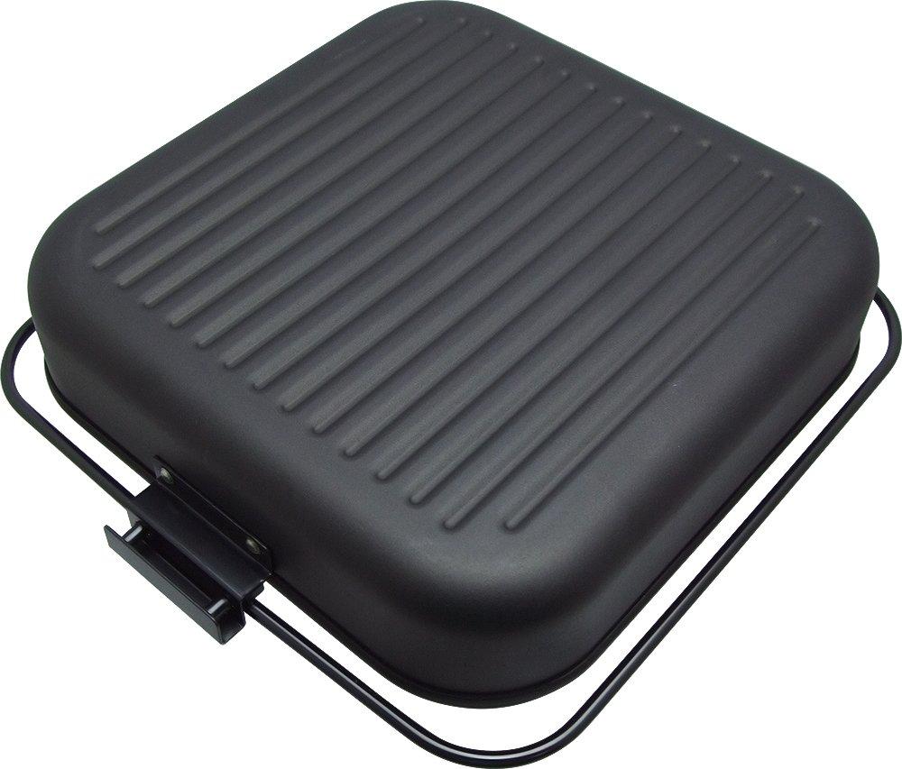 Wahei Freiz Iron Grilling and Sukiyaki Pot, 26 x 26 cm, Square, Gas Stove Only, Saishokuan SM-8557