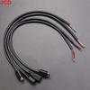 5 шт. 2-контактный 4-контактный разъем зарядного устройства Micro USB / Type C USB 2.0 Type A Папа Мама Кабель-удлинитель питания Провод DIY Линия данных