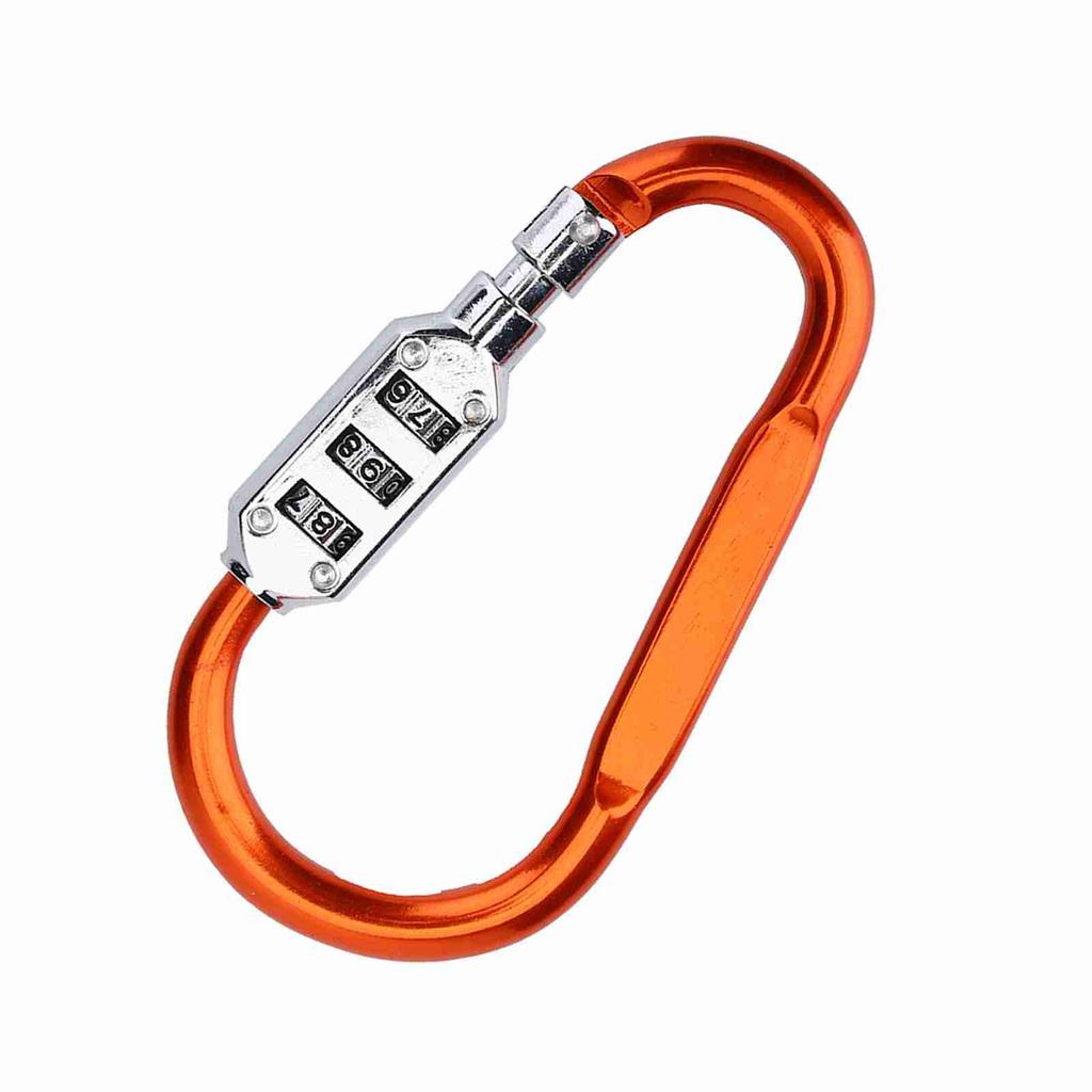 Дорожная сумка багаж безопасность кодовый замок блокировка карабин навесной замок оранжевый