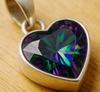 Mystic Topaz Pendant, 925 Solid Silver, Gemstone Pendant, Women Necklace, Promise Gift