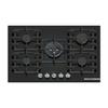 Gas Hob - BOSCH - PPQ7A6I40 - 75 Cm - 5 Burners - Black Tempered Glass