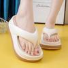 Women's Flip-flops Summer Outdoor and Indoor Thick-soled Sandals 5cm Increase Height Slippers for Beach