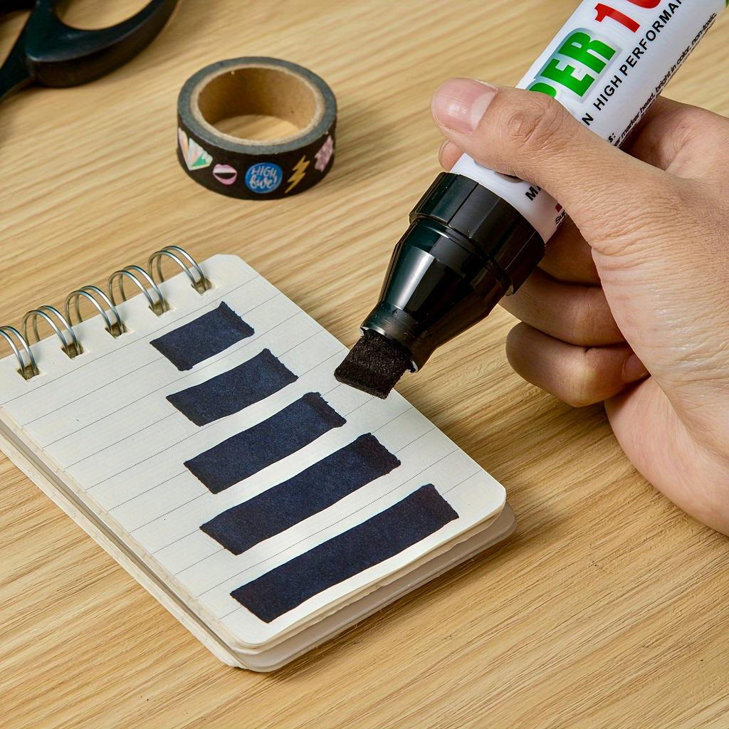 Jumbo Marker Pens, For Identity Theft Identification Protection, Privacy Secret And Address Protector, Extra Wide Chisel Point