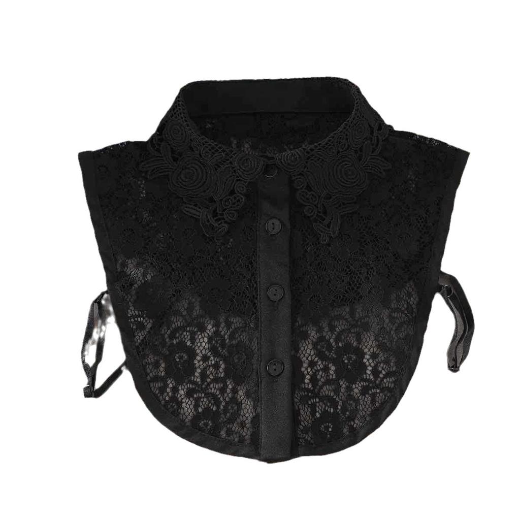 Поддельный воротник, женский универсальный поддельный воротник, весенняя кружевная дышащая повседневная рубашка, поддельный воротник, кружевной кукольный воротник