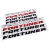 1 шт. 3D ABS Наклейки с буквами FORTUNER Эмблема для Toyota Fortuner Автомобиль Передний капот Решетка радиатора Багажник Значок Автоаксессуары