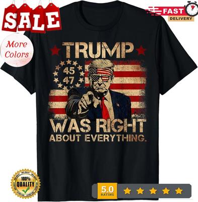 Футболка "Трамп был прав во всем"