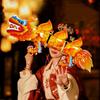 DIY Craft Chinese Style Dragon Lamp Luminous Handheld Dragon Lantern  Children's Toys