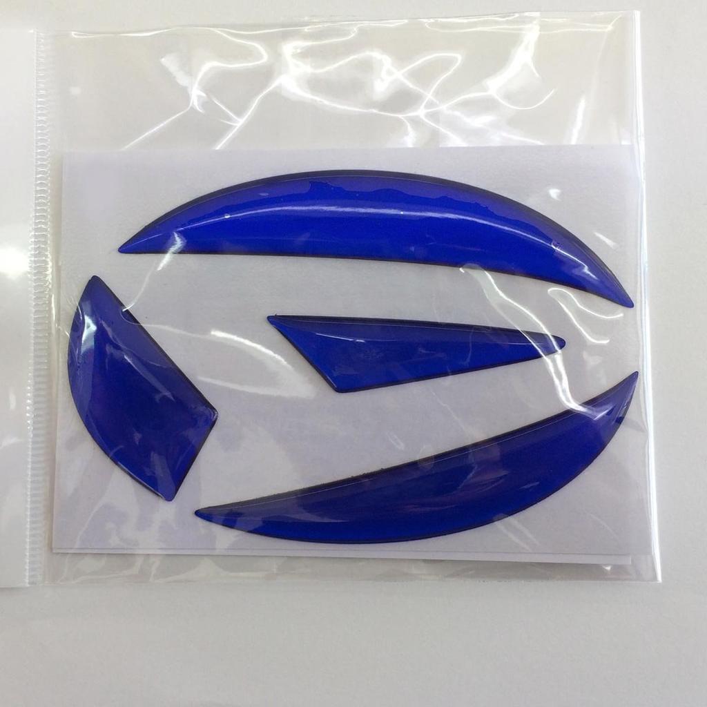 BATBERRY Doming Emblem Daihatsu ver01 Metallic Deep Blue Hijet Truck S500P/S510P Emblem Front Metallic Color 1pcs