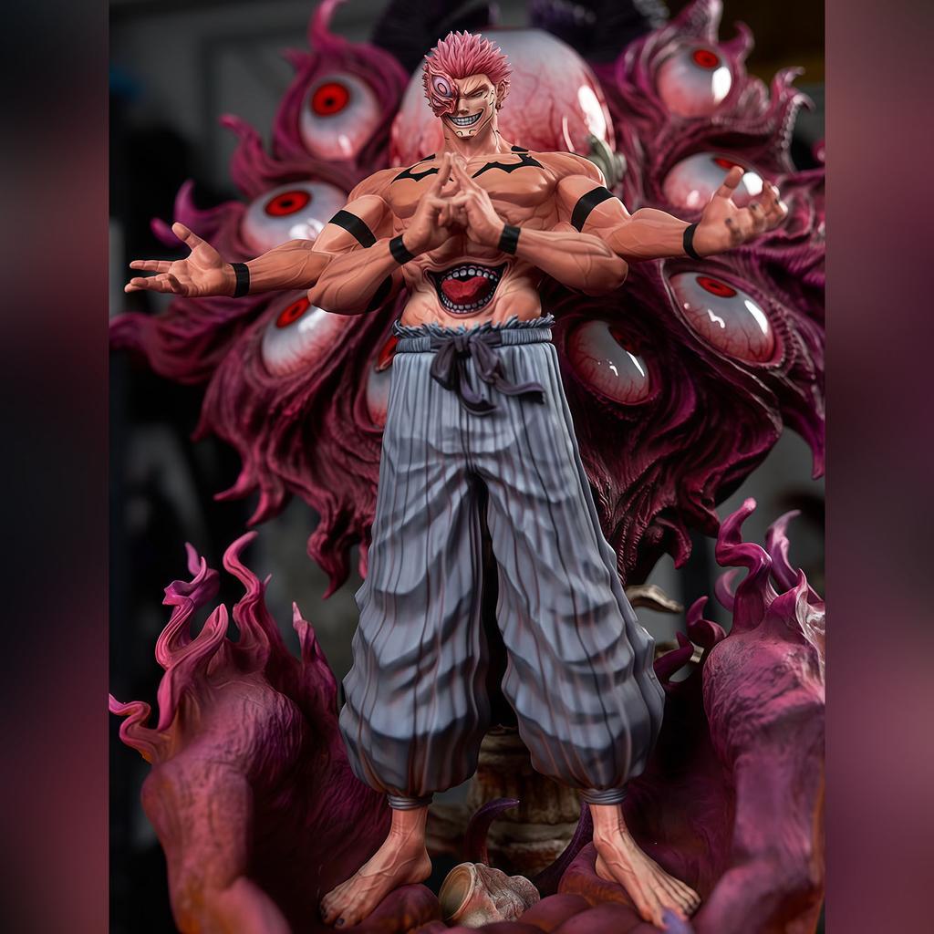 Горячая модель Рёмена Сукуны Jujutsu Kaisen Фигурки ПВХ Коллекция Статуя Украшение для комнаты Куклы Игрушки Рождественские Подарки
