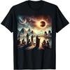 Celestial Eclipse Event Above the Pyramids of Egypt T-Shirt