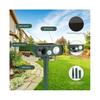 Répulsif Antiparasitaire Solaire Durable, Répulsif Ultrasonique Pour Animaux D'extérieur, Étanche, Anti-chats Et Renards Avec Indicateur Lumineux