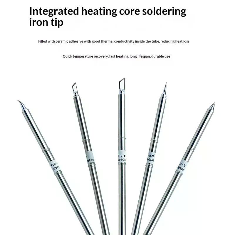 Паяльные жала T12 I ILS J02 JL02 K KU для Hakko Fx951, паяльник T12 для DIY, паяльная станция, инструменты для сварки